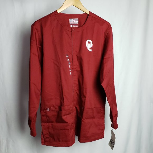WonderWink Other - WonderWink Men's University of Oklahoma Jacket